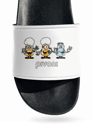 Pivoni šľapky White