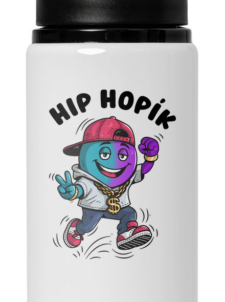 Hip Hopík flaša na vodu White
