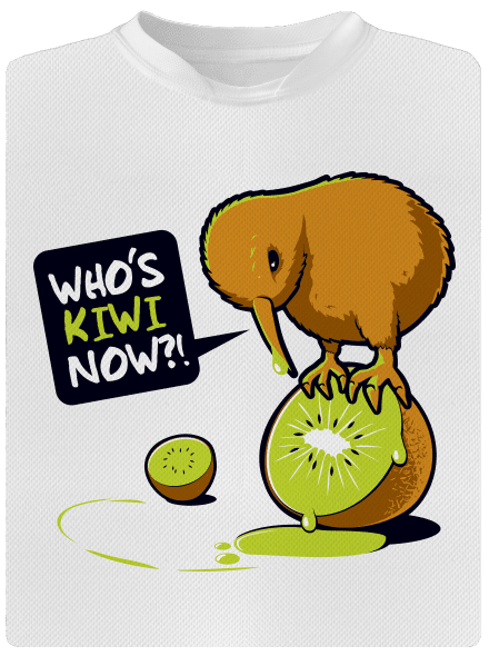 Kiwi detské športové tričko White