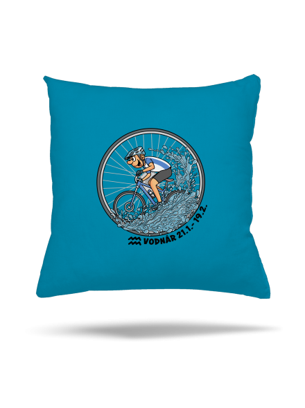 Cyklistický horoskop: Vodnár vankúš Blue Turquoise