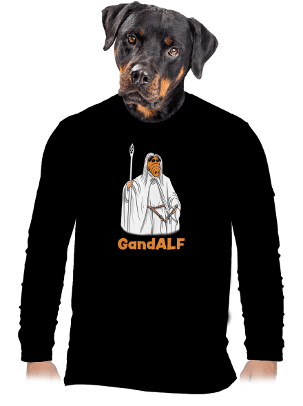 GandALF pánske dlhý rukáv Black