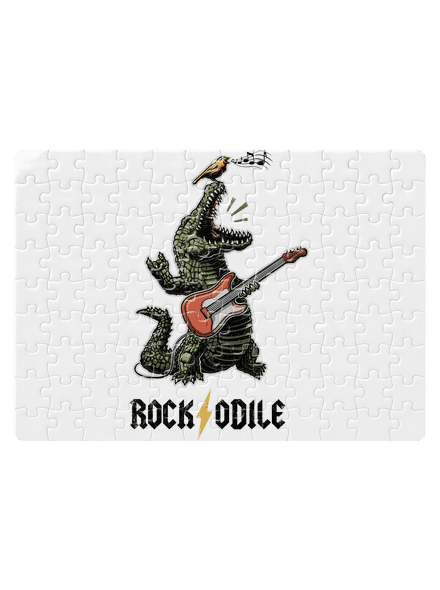 Rockodile puzzle White