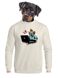 unisex mikina bez kapucne