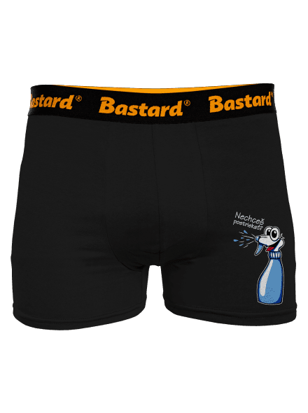 Orchidea a rozprašovač boxerky Black