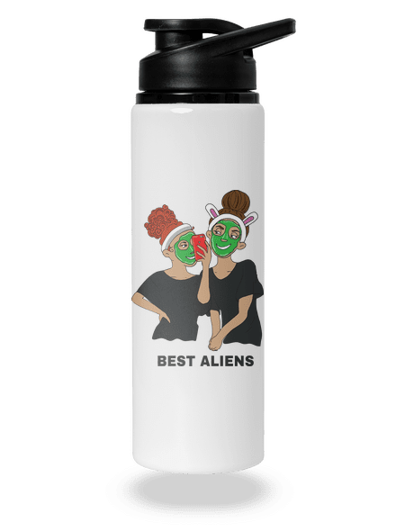 Best aliens flaša na vodu White