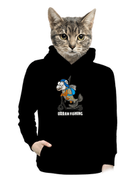 dámska mikina klokanka