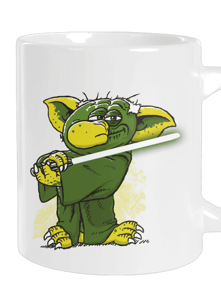 Yoda v rákosí veľký hrnček White