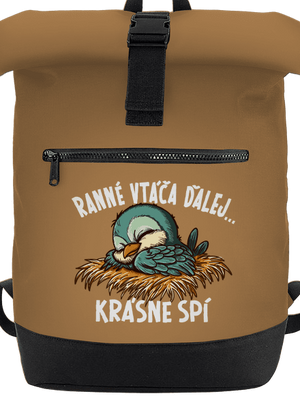Ranné vtáča spí batoh Caramel