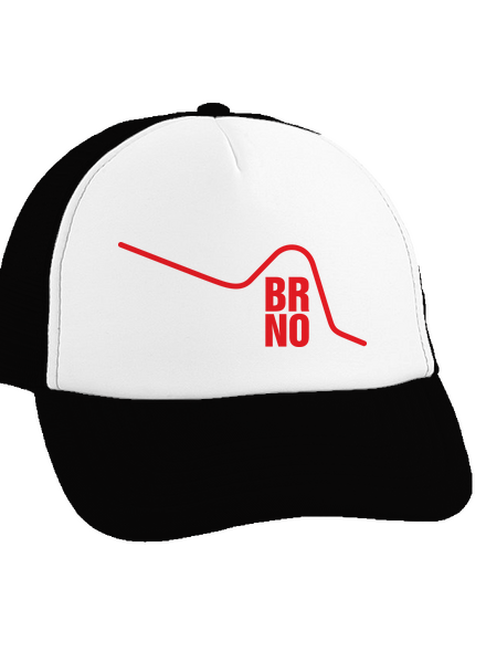 Brno šiltovka truckerka Black cap