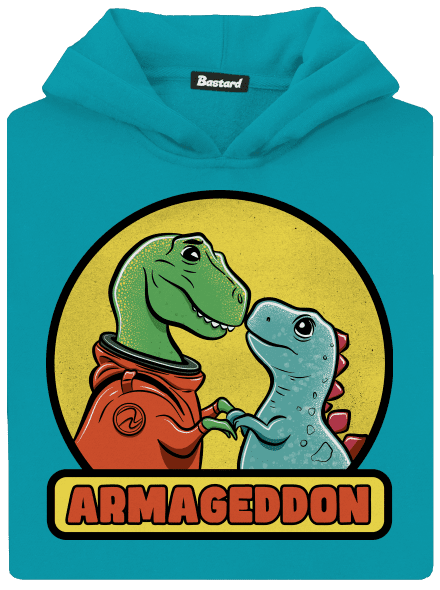 Armageddon detská mikina klokanka Hawaiian Blue