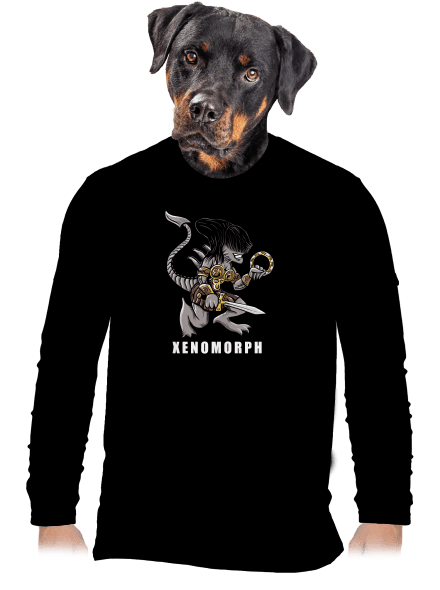Xenomorph pánske dlhý rukáv Black