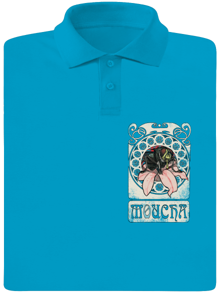 Mucha pánska polokošeľa Blue Atol