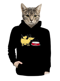 dámska mikina klokanka