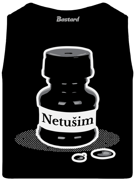 Netušim pánske tielko Black