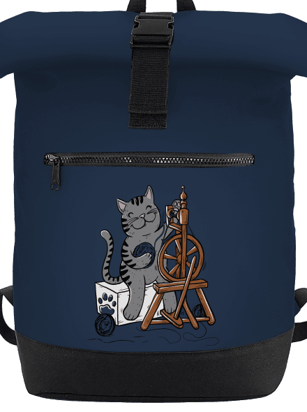 Mačka pradie batoh French Navy