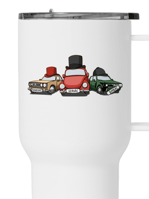 Traja veteráni termohrnček White