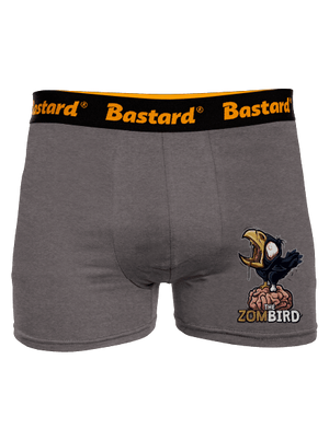 Zombird boxerky Gray Melange