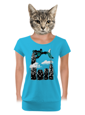 dámske tričko s lemom