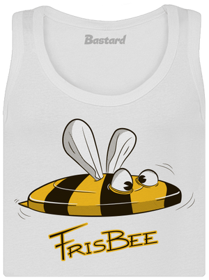 Frisbee dámske tielko klasické White