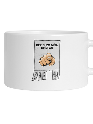 Ber si zo mňa príklad hrnček makronka White