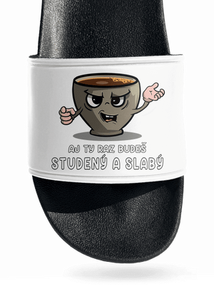 Studená káva šľapky White