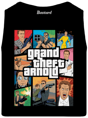 Grand Theft Arnold pánske tielko Black