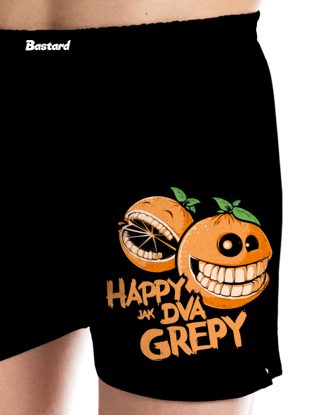 Happy grepy pánske trenky Black