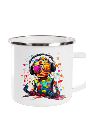 Workaholic robot plecháčik White