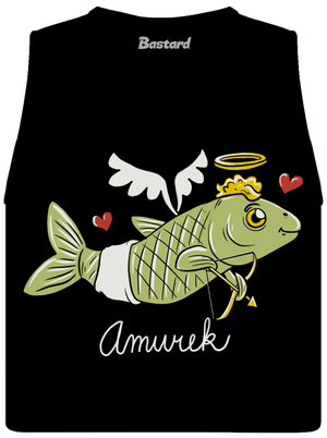 Amurek dámske tielko voľné Black