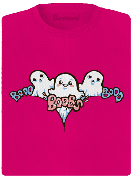 Boobs dámske športové tričko Neon Pink