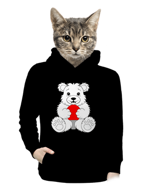 dámska mikina klokanka