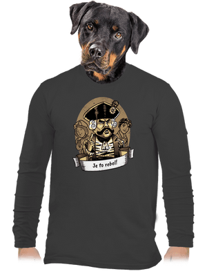 B14: S čerty nejsou žerty pánske dlhý rukáv Dark Grey