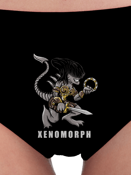 Xenomorph dámske nohavičky Black