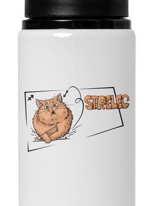 Mačací horoskop: Strelec flaša na vodu White