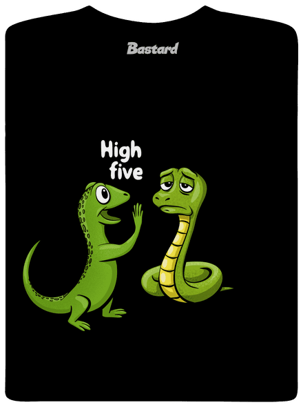 High Five pánske dlhý rukáv Black