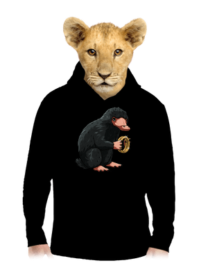 Niffler detská mikina klokanka Black