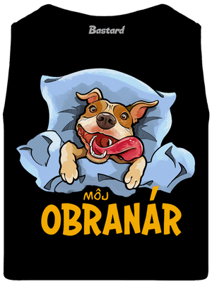 Môj obranár pánske tielko Black
