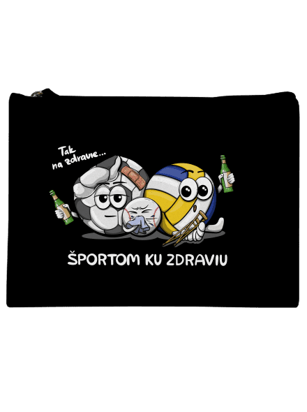 Športom ku zdraviu taštička Black