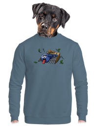 unisex mikina bez kapucne