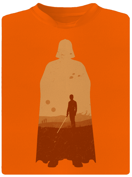Skywalker pánske športové tričko Neon Orange