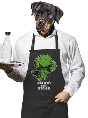 Zahoď ten stejk zástera Dark Grey