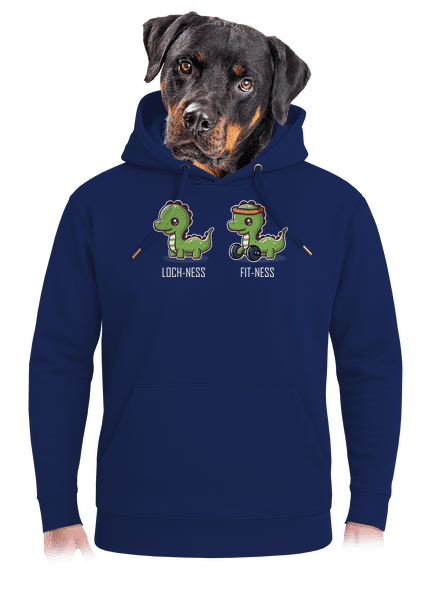 Fit-ness unisex mikina premium Navy