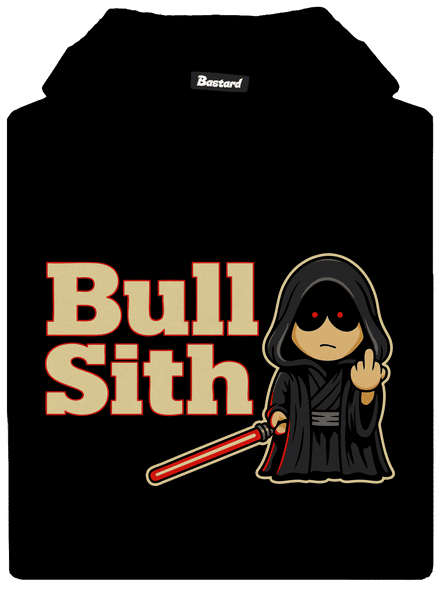 Bull sith detská mikina klokanka Black