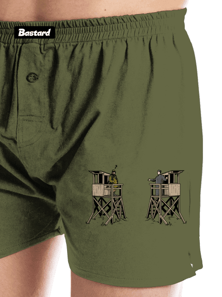 Poľovník a kazateľnica pánske trenky Khaki