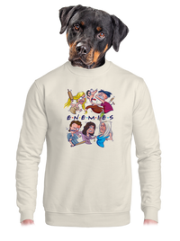 unisex mikina bez kapucne