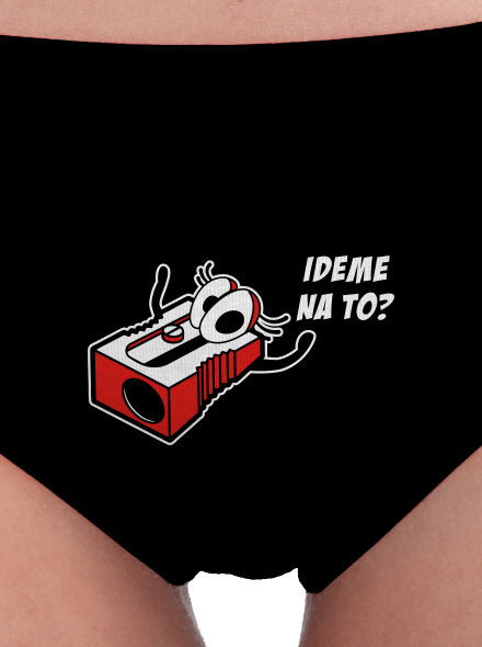 Jedine s gumou dámske nohavičky Black