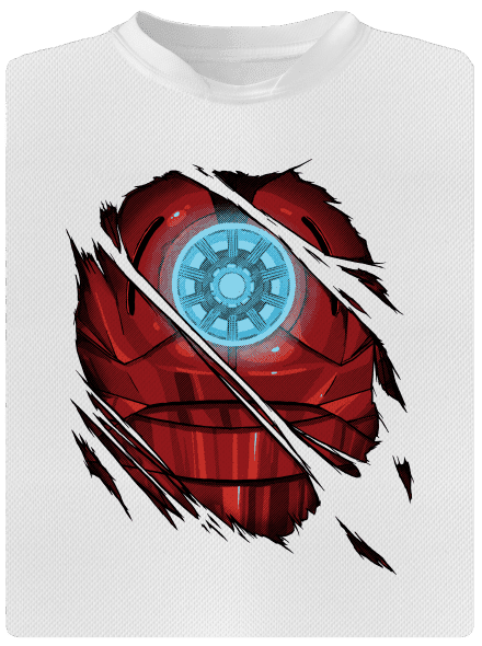 Ironman detské športové tričko White