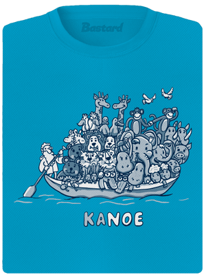 Noemova archa dámske športové tričko Blue Atol