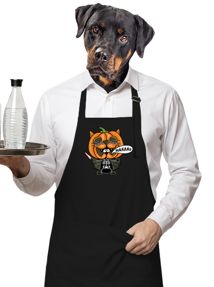 Halloweenská kočička zástera Black