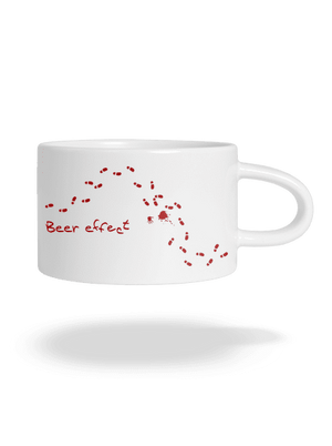 Beer effect! hrnček makronka White